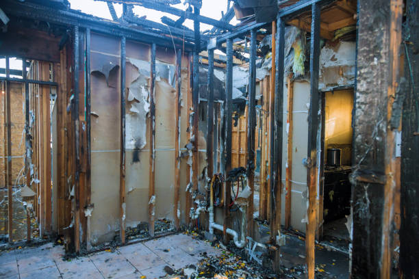 Professional Emergency Fire Cleanup technician working in Carrollton, AL